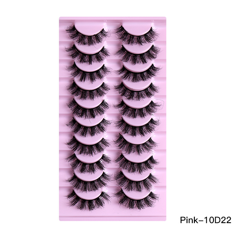 10Pairs Of Natural Thick Curly Eyelashes - Image 5