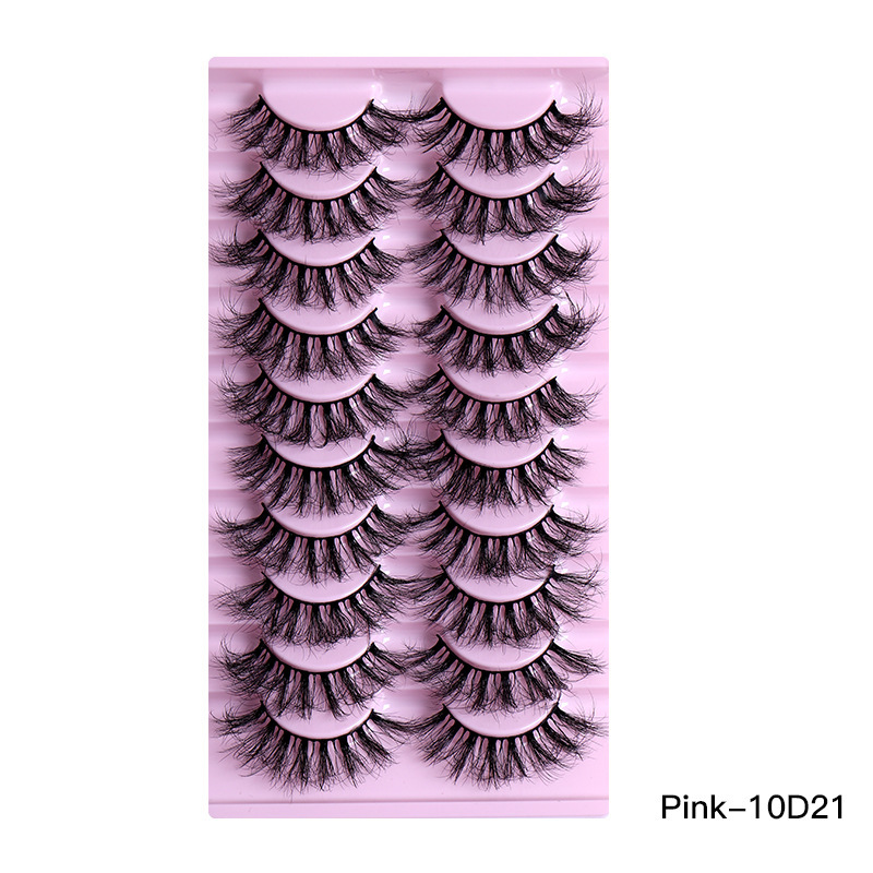 10Pairs Of Natural Thick Curly Eyelashes - Image 4