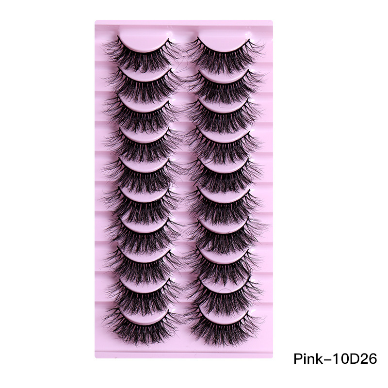 10Pairs Of Natural Thick Curly Eyelashes - Image 9