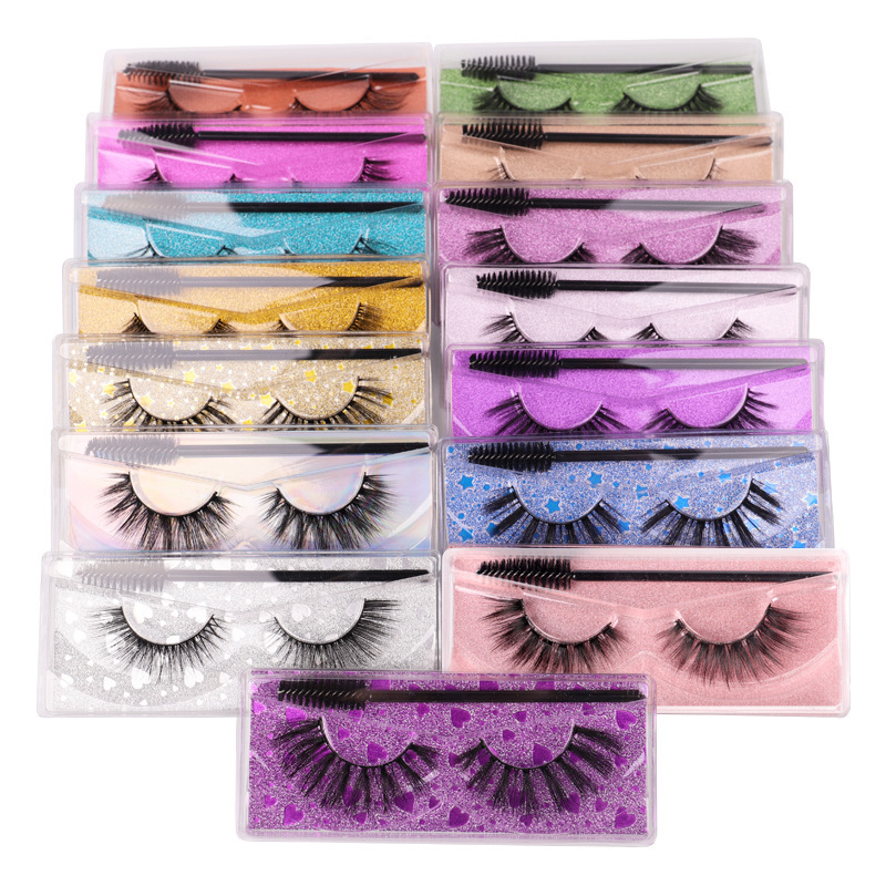 Long Natural Eyelashes With Plastic Cotton Thread - Image 4