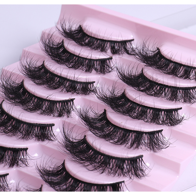 10Pairs Of Natural Thick Curly Eyelashes - Image 2