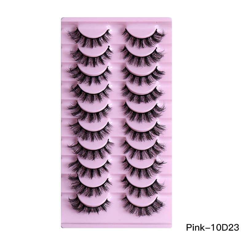 10Pairs Of Natural Thick Curly Eyelashes - Image 6
