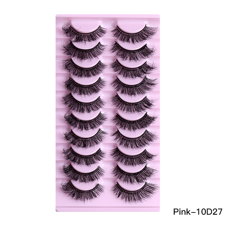 10Pairs Of Natural Thick Curly Eyelashes - Image 10